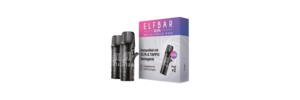 ELFBAR ELFA Refillable POD 1,1 Ohm