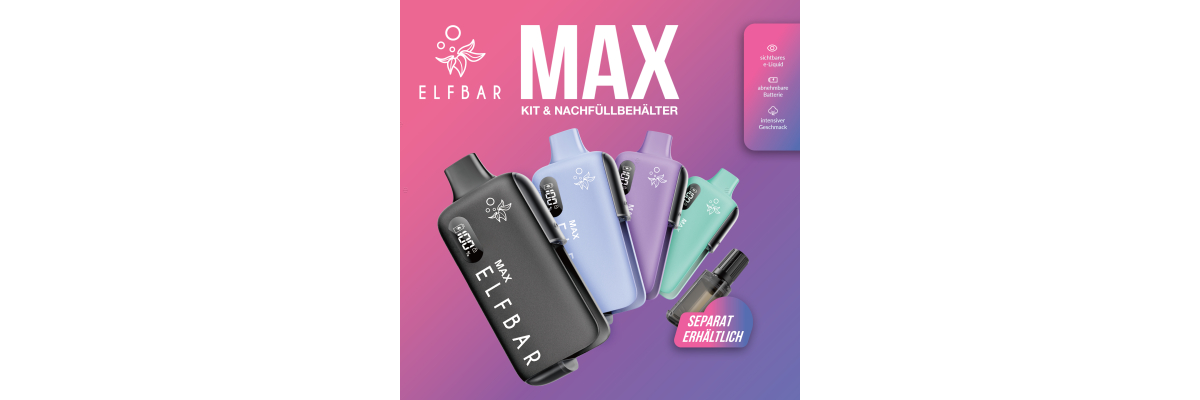 ELFBAR MAX AKKU