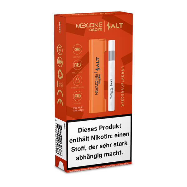 Salt NEXIONE Aspire Akku - Orange (Amber) Starter Kit