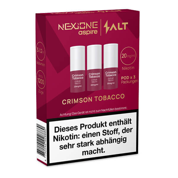 Salt NEXIONE Aspire 3er Pods - Crimson Tobacco