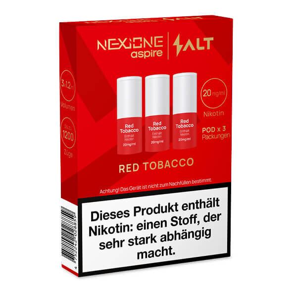 Salt NEXIONE Aspire 3er Pods - Red Tobacco