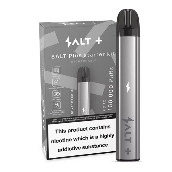SALT Plus Akku Silver Metallic