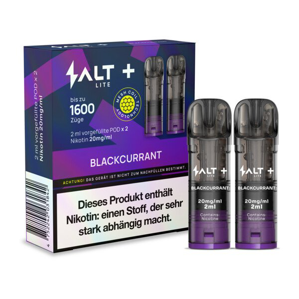 SALT+ Lite Pod Blackcurrant