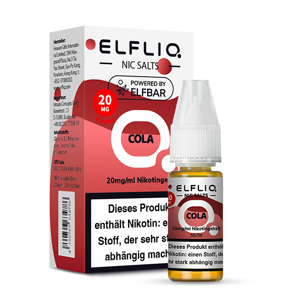 ELFBAR ELFLIQ - Cola 20mg/ml