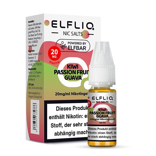 ELFBAR ELFLIQ - Kiwi Passion Fruit Guava 20mg/ml
