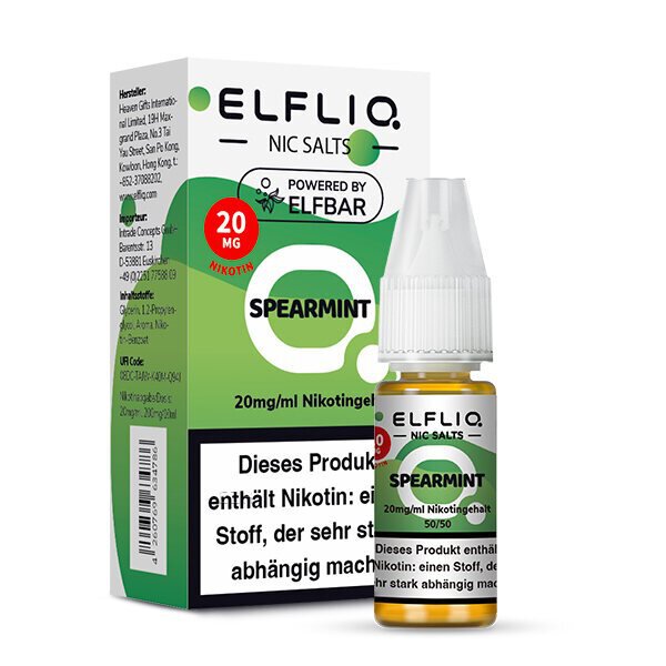 ELFBAR ELFLIQ - Spearmint 20mg/ml