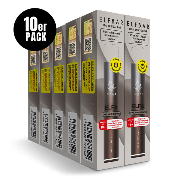 Elfbar ELFA – Akku Twilight Brown – Produktansicht 3