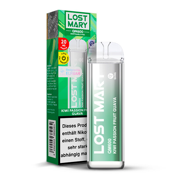 LOST MARY QM600 - Kiwi Passion Fruit Guava