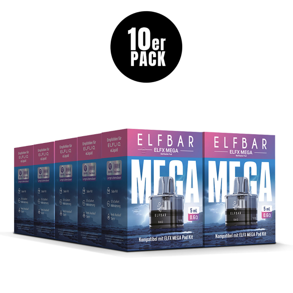 ELFX MEGA - Refillable POD 0,6 Ohm - 5ml