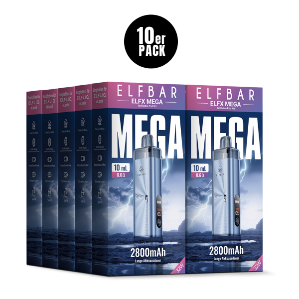 ELFBAR ELFX MEGA Refillable KIT Cyan