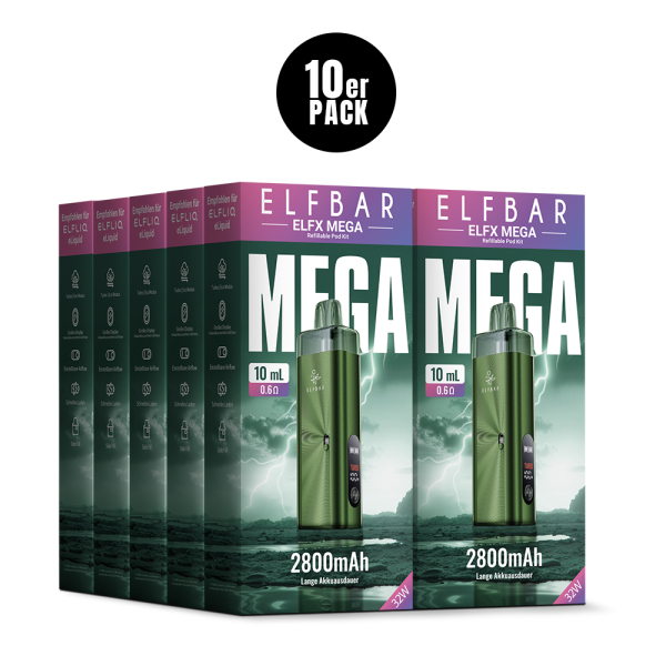 ELFBAR ELFX MEGA Refillable KIT Green