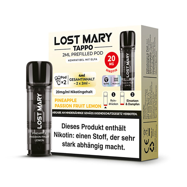 LOST MARY TAPPO POD Pineapple Passion Fruit Lemon