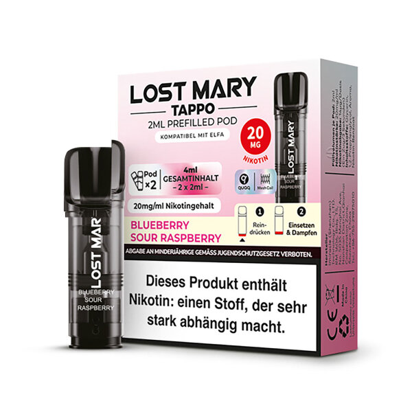 LOST MARY TAPPO POD Blueberry Sour Raspberry