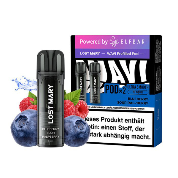 Lost Mary WAVI Blueberry Sour Raspberry 20mg