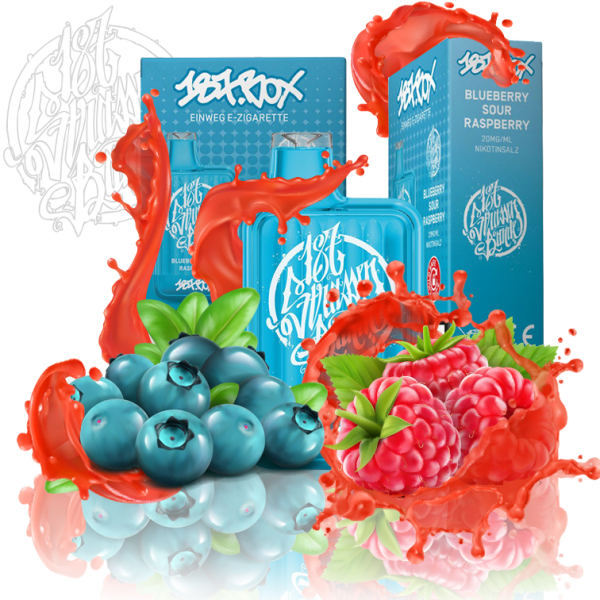 187 Box - Blueberry Sour Raspberry