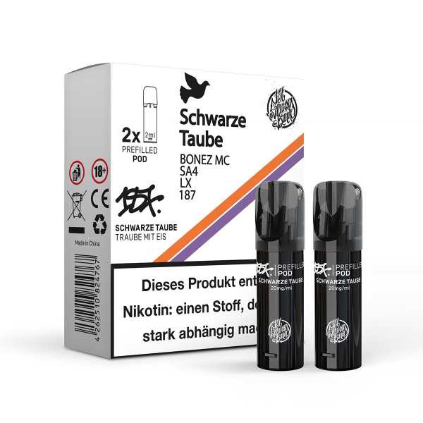 187 Pod 2er - Schwarze Taube