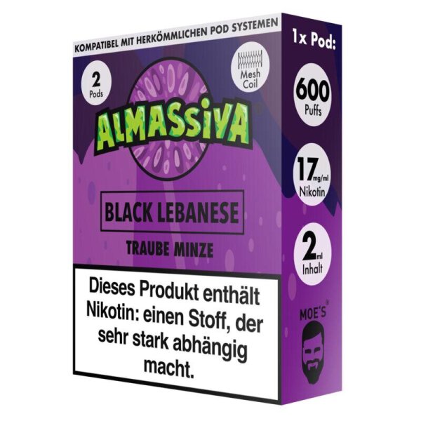 Al Massiva Pod - Black Lebanese