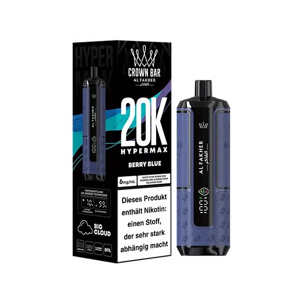 Al Fakher 20K - Berry Blue - Crown Bar