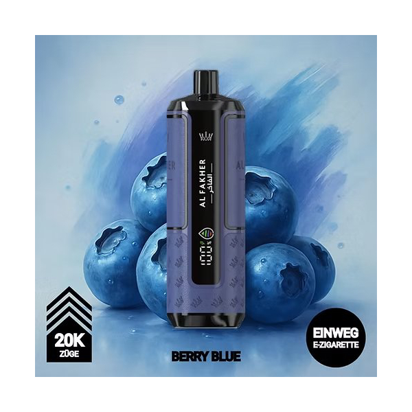 Al Fakher 20K - Berry Blue - Crown Bar