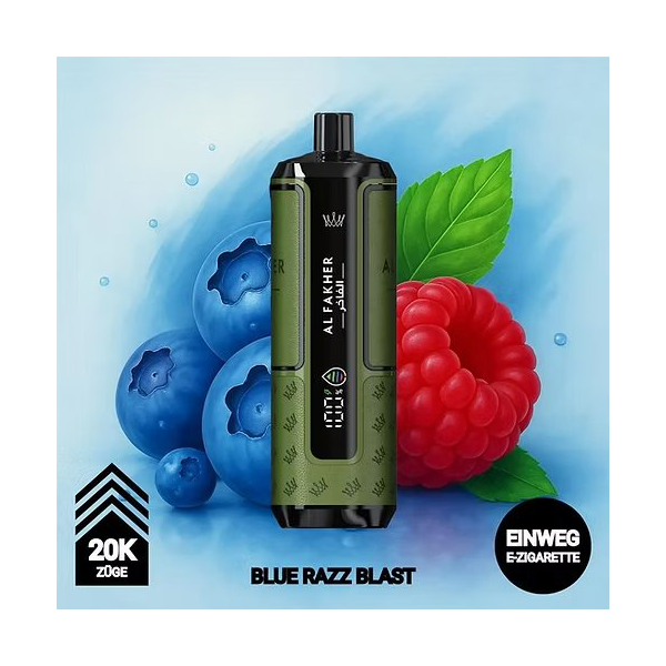 Al Fakher 20K - Blue Razz Blast
