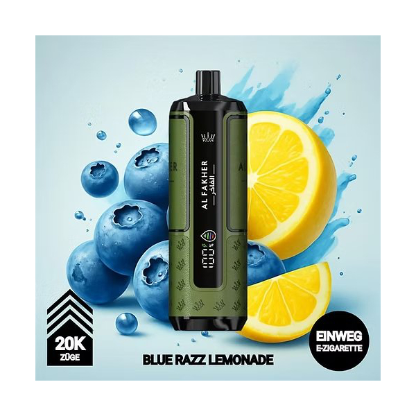 Al Fakher 20K - Blue Razz Lemonade