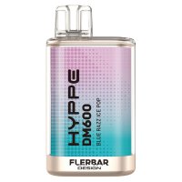 FLERBAR Hyppe DM600 - Blue Razz Ice Pop