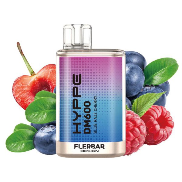 FLERBAR Hyppe DM600 - Blue Razz Cherry – Produktansicht 2