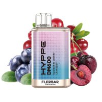 FLERBAR Hyppe DM600 - Blueberry Cherry Cranberry
