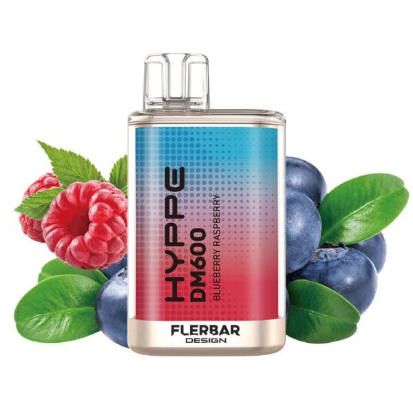 FLERBAR Hyppe DM600 - Blueberry Raspberry – Produktansicht 2