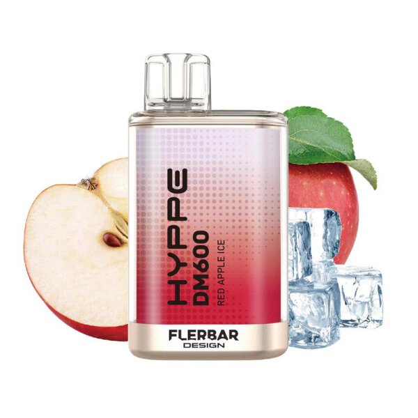 FLERBAR Hyppe DM600 - Red Apple Ice – Produktansicht 2