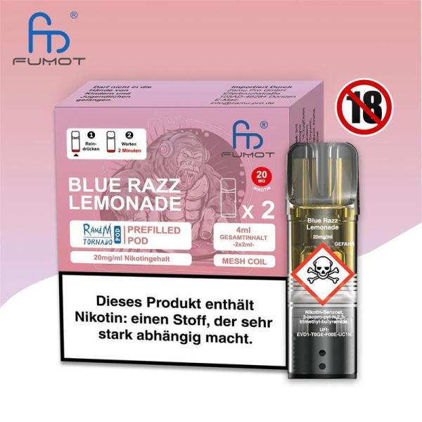 RandM Tornado Pod - Blue Razz Lemonade