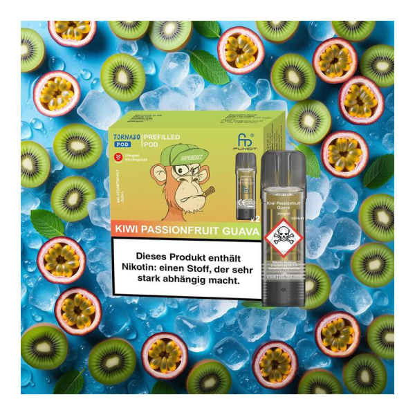 RandM Tornado Pod - Kiwi Passionfruit Guava