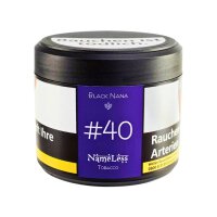 Nameless Shisha Tabak 200g - #40 Black Nana