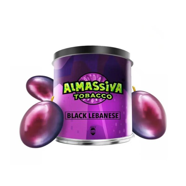 Al Massiva Shisha Tabak 200g - Black Lebanese
