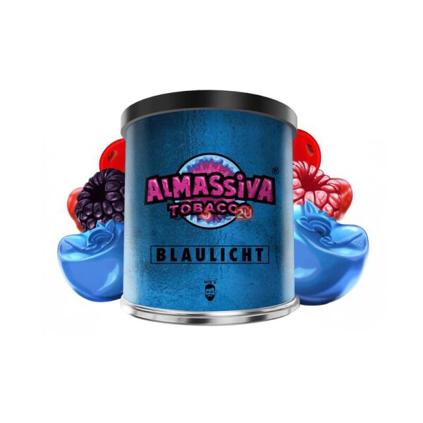 Al Massiva Shisha Tabak 200g - Blaulicht