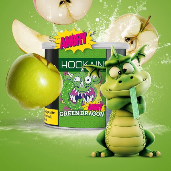 Hookain Shisha Tabak 200g - Angry Green Dragon – Produktansicht 2