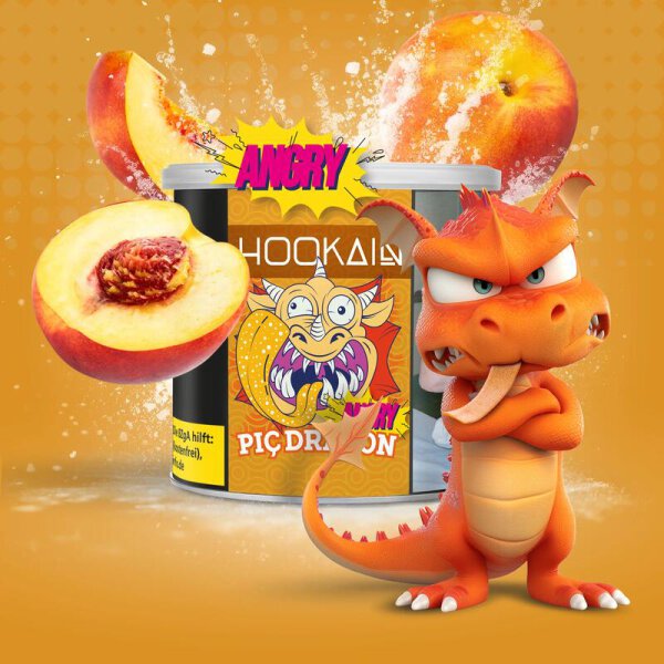 Hookain Shisha Tabak 200g - Angry Pic Dragon – Produktansicht 2