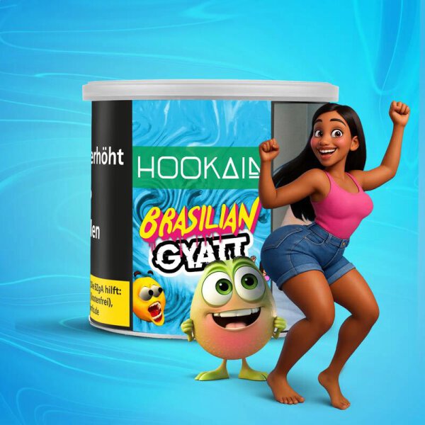 Hookain Shisha Tabak 200g - Brazilian Gyatt – Produktansicht 2
