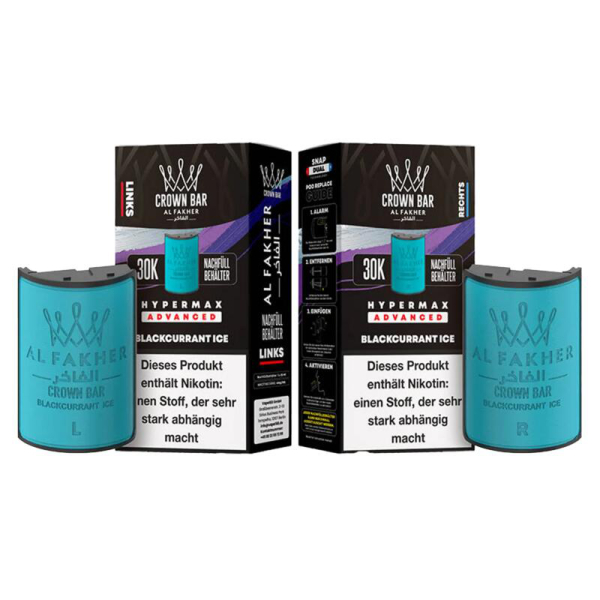 Al Fakher 30k Hypermax KIT Blackcurrant Mint