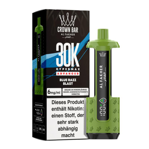 Al Fakher 30k Hypermax KIT Blue Razz Blast