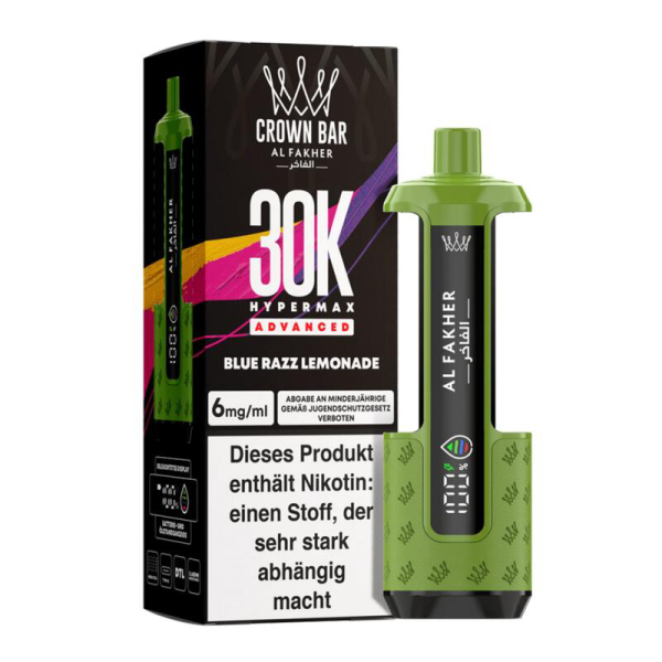 Al Fakher 30k Hypermax KIT Blue Razz Lemonade