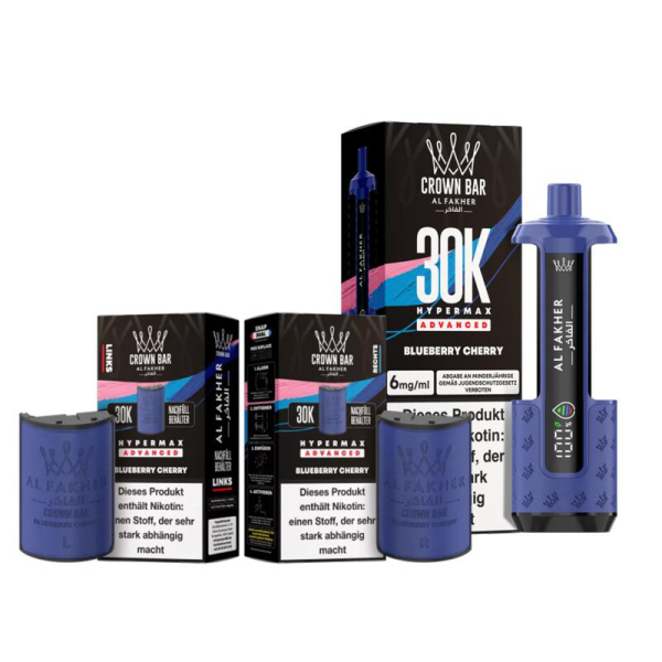 Al Fakher 30k Hypermax KIT Blueberry Cherry