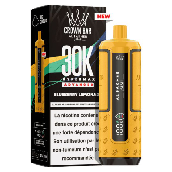 Al Fakher 30k Hypermax KIT Blueberry Lemonade