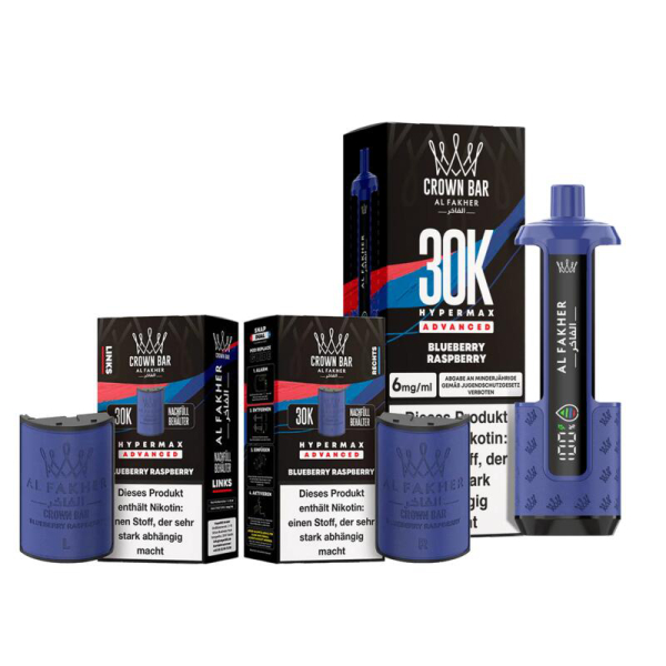 Al Fakher 30k Hypermax KIT Blueberry Raspberry