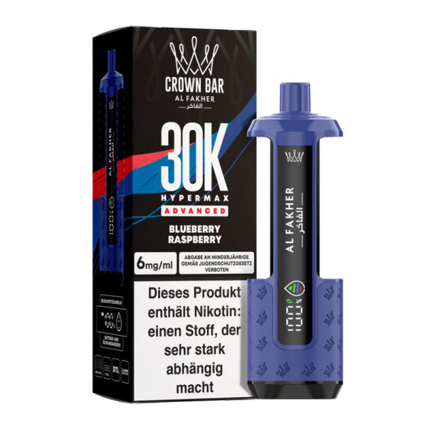 Al Fakher 30k Hypermax KIT Blueberry Raspberry