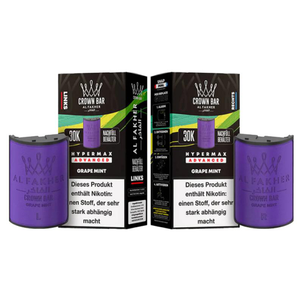 Al Fakher 30k Hypermax KIT Grape Mint