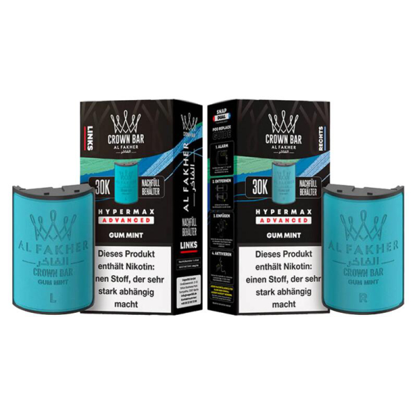 Al Fakher 30k Hypermax KIT Gum Mint