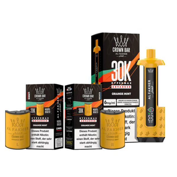 Al Fakher 30k Hypermax KIT Orange Mint
