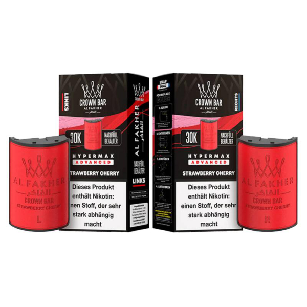 Al Fakher 30k Hypermax KIT Strawberry Cherry
