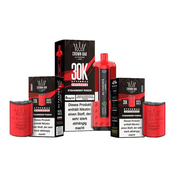 Al Fakher 30k Hypermax KIT Strawberry Punch